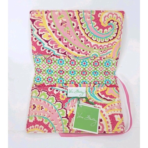 Vera Bradley Paper Back Book Cover Capri Melon Vintage Retired New With Tags - Picture 1 of 9